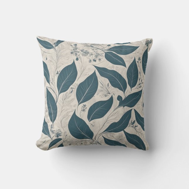 Serenity Leaf Cushion Kissen (Vorderseite)