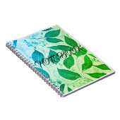 Serenity Leaf Premium Notebook Notizblock (Rechte Seite)