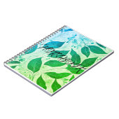 Serenity Leaf Premium Notebook Notizblock (Linke Seite)