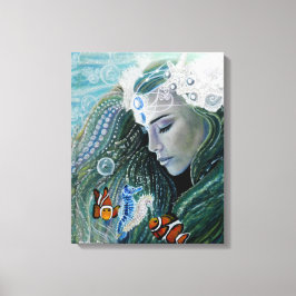 Serenity Mermaid Canvas Print Leinwanddruck