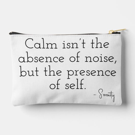 Serenity Modernes Neutronensteckportrait Zubehörtasche (Rückseite)