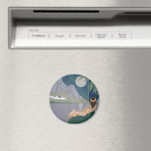 SERENITY MOON-Magnet (rund) Magnet (In Situ (Geschirrspüler))