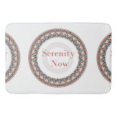 Serenity Now Soft Mandala Badematte (Vorderseite)