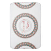 Serenity Now Soft Mandala Badematte (Vorderseite Vertikal)