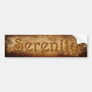 SERENITY Nüchternheits-Erholungs-Autoaufkleber Autoaufkleber