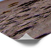 Serenity of the Beaches Coastal Scene Poster (Ecke)