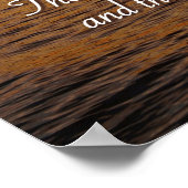 Serenity Payer - Ocean Sunset. Poster (Ecke)