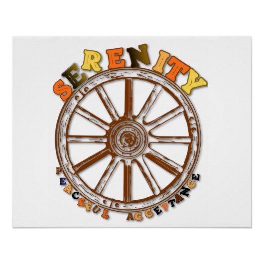 Serenity - Peaceful Acceptance Poster (Vorderseite)