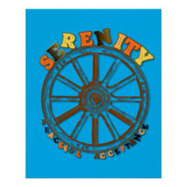 Serenity - Peaceful Acceptance Poster