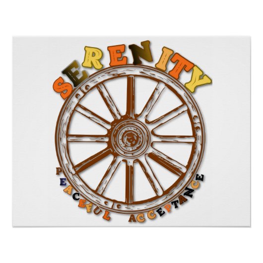 Serenity - Peaceful Acceptance Poster (Vorderseite)