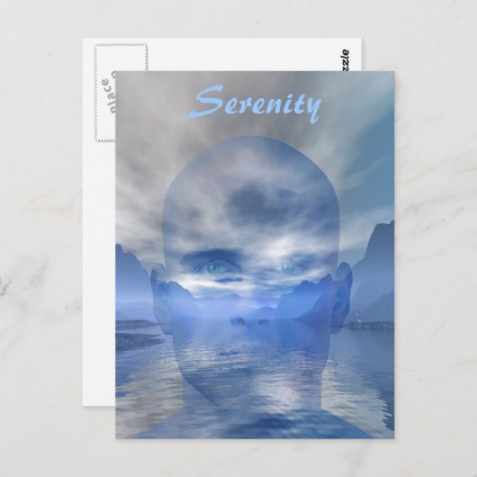 Serenity-Postkarte Postkarte (Vorne/Hinten)