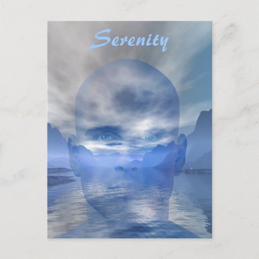 Serenity-Postkarte Postkarte (Vorderseite)