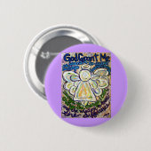 Serenity Prayer Angel Art Malerei Button (Vorne & Hinten)