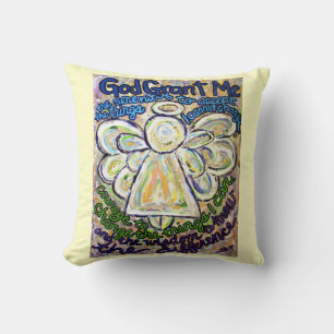 Serenity Prayer Angel Dekorative Throw Kissen