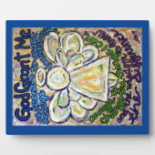 Serenity Prayer Angel Malerei Art Plaque Fotoplatte (Vorderseite)