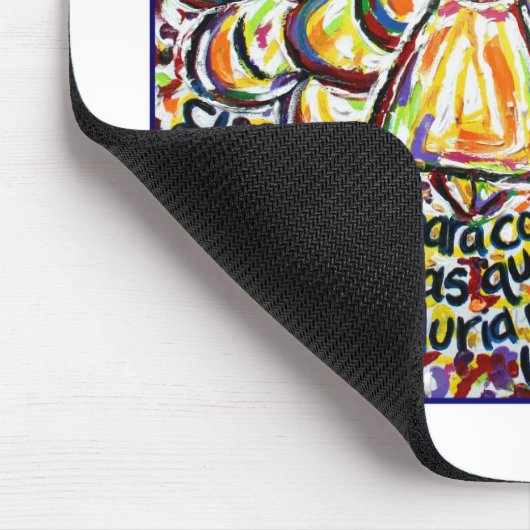 Serenity Prayer Angel Mousepad (Ecke)