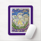Serenity Prayer Angel Mousepad (Mit Mouse)