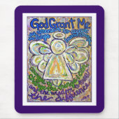Serenity Prayer Angel Mousepad (Vorne)