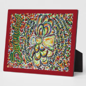 Serenity Prayer Angel (Spanischer Malerplatz) Fotoplatte (Seite)