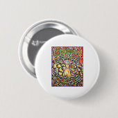 Serenity Prayer Angel (spanischer Text) Button (Vorne & Hinten)