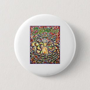 Serenity Prayer Angel (spanischer Text) Button