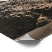 Serenity Prayer Beach Scene with Seagulls Poster (Ecke)