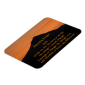 Serenity Prayer Berg Sunset Landschaft Magnet (Linke Seite)
