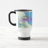 Serenity Prayer Blue Sky Inspiration Reisebecher (Links)