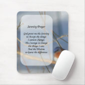 Serenity Prayer Bluebird Inspiration Mousepad (Mit Mouse)