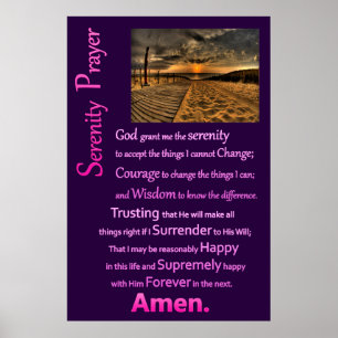 Serenity Prayer BoardWay Poster