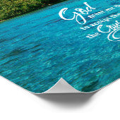 Serenity Prayer & Bora Bora Poster (Ecke)
