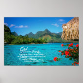 Serenity Prayer & Bora Bora Poster (Vorne)