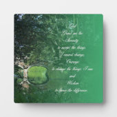 Serenity Prayer Bridge Fotoplatte (Vorderseite)