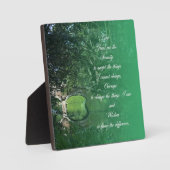 Serenity Prayer Bridge Fotoplatte (Vorderseite)