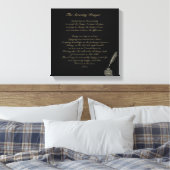 Serenity Prayer Canvas Print individuell anpassbar Leinwanddruck (Insitu (Schlafzimmer))