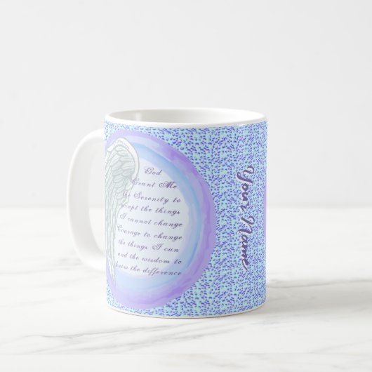 Serenity Prayer Christlich Kaffeetasse (Vorderseite Links)