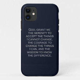 Serenity Prayer Copperplate Gothic Light Schrift  Case-Mate iPhone Hülle