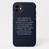 Serenity Prayer Copperplate Gothic Light Schriftar Case-Mate iPhone Hülle (Rückseite)