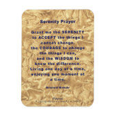 Serenity Prayer Flexible Foto Magnet (Vertikal)