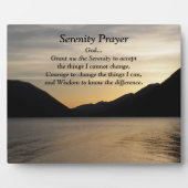 Serenity Prayer Foto Fotoplatte (Vorderseite)