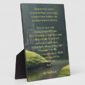 Serenity Prayer Fotoplatte (Seite)