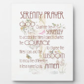 Serenity Prayer Fotoplatte (Vorderseite)