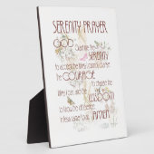 Serenity Prayer Fotoplatte (Seite)