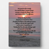 Serenity Prayer Fotoplatte (Vorderseite)