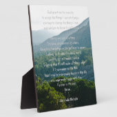 Serenity Prayer Fotoplatte (Seite)