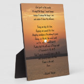 Serenity Prayer Fotoplatte (Seite)