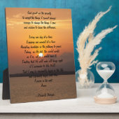 Serenity Prayer Fotoplatte (Seite)