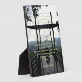 Serenity Prayer Fotoplatte (Seite)