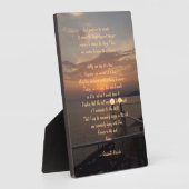 Serenity Prayer Fotoplatte (Seite)