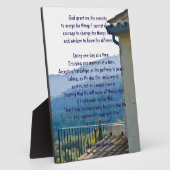 Serenity Prayer Fotoplatte (Seite)